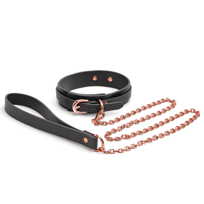 Bondage Couture Collar & Leash Kit Black | WorldCondoms