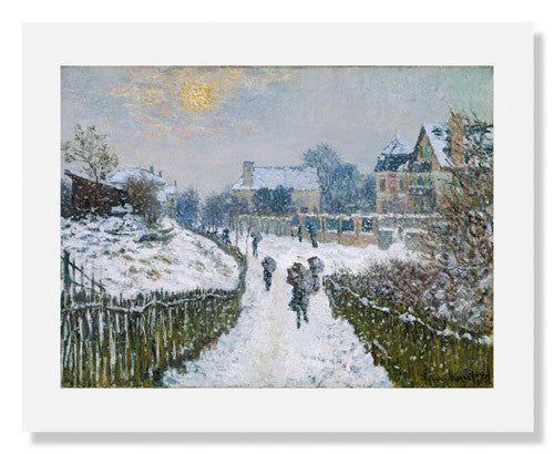 MFA Prints archival replica print of Claude Monet, Boulevard Saint Denis, Argenteuil from the Museum of Fine Arts, Boston collection.