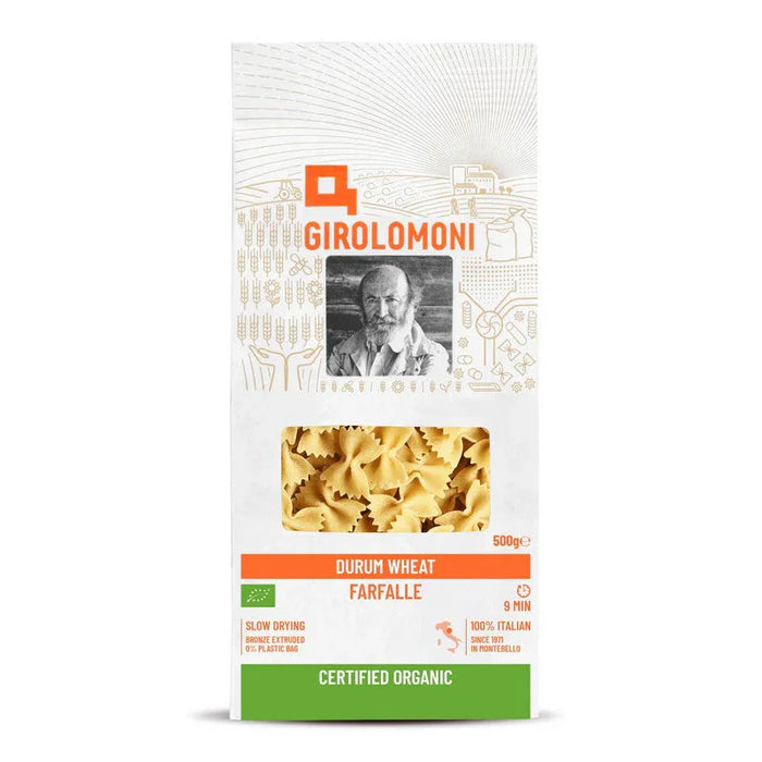 Girolomoni Organic Durum Wheat Semolina Farfalle - 500g - L'Organic