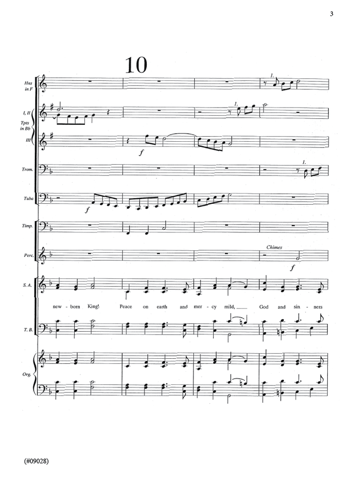 Hark! The Herald Angels Sing - Score and Parts