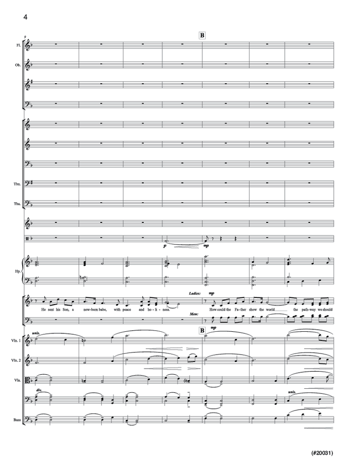 He Sent His Son - Orchestration