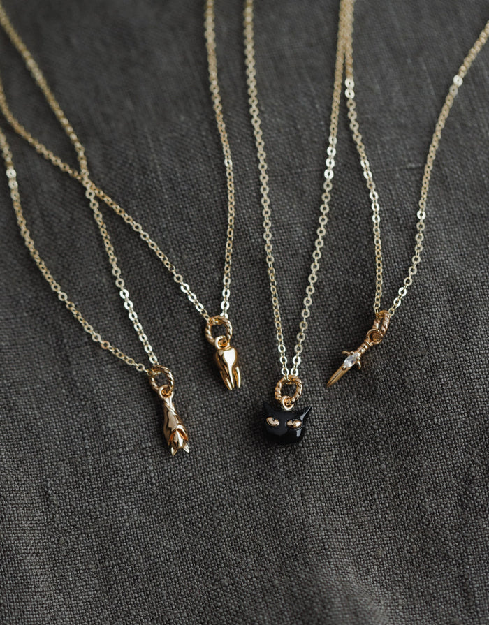 Lucky Black Cat Charm