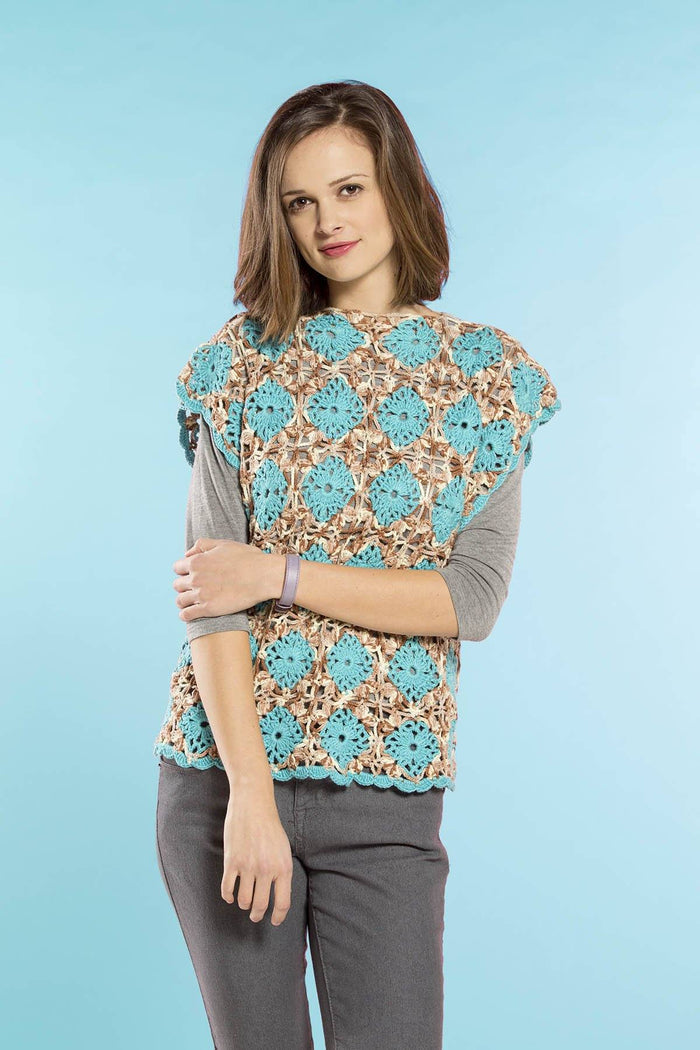 Ocean Swirl Tee Pattern Universal Yarn