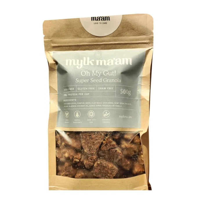 MYLK MAAM Oh My Gut! Super Seed Granola in Kuwait - Waha Lifestyle