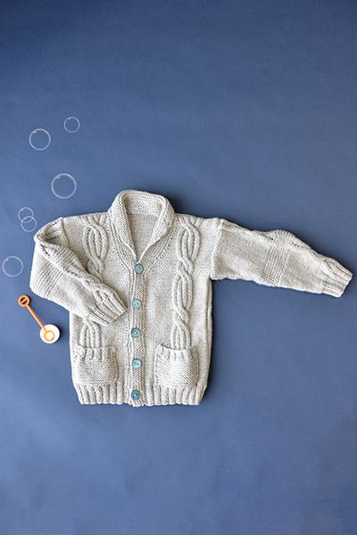 Rough and Tumble Cardigan Pattern Universal Yarn
