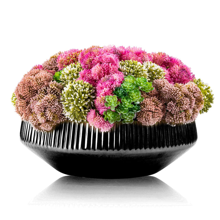 Succulent Black Flower Pot