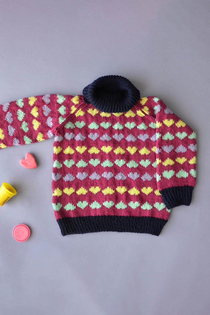 Sweetheart Sweater Pattern Universal Yarn