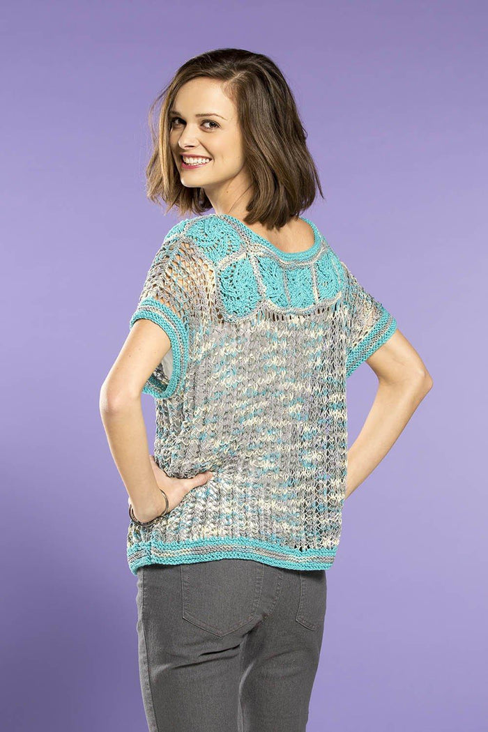 Swirling Eddy Tee Pattern Universal Yarn