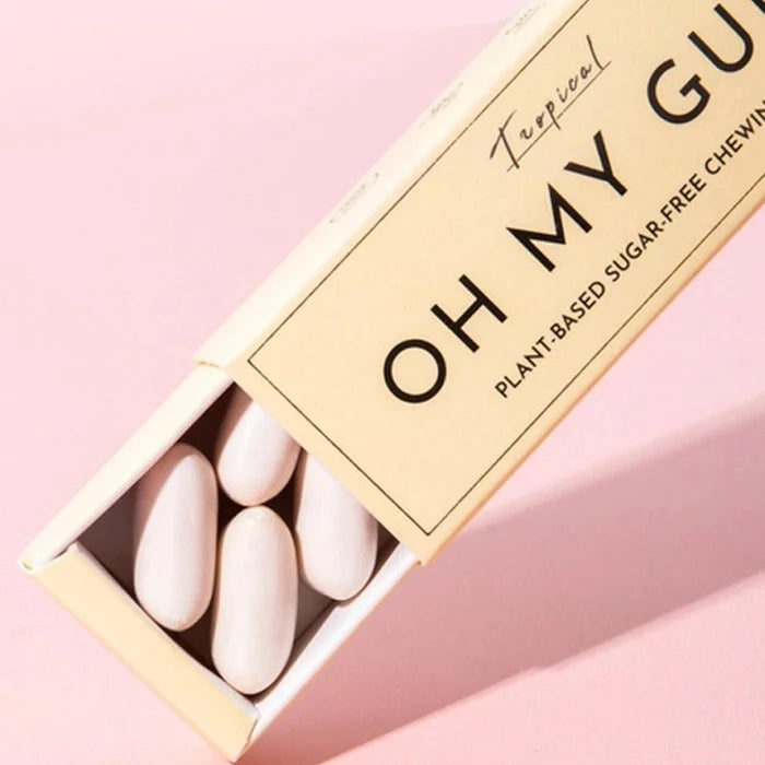 Tropical Plant-Based Sugar-free Chewing Gum - 10pcs