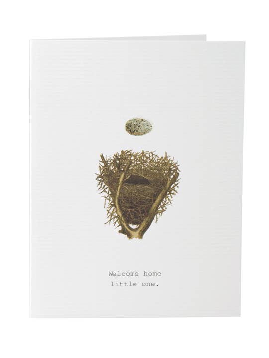 Welcome Home Little One Greeting Card