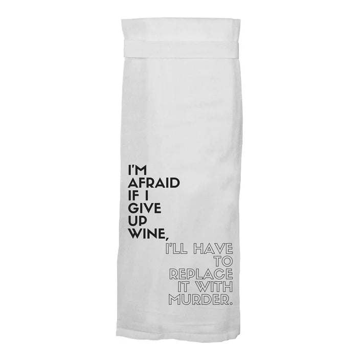Wine Murder Towel