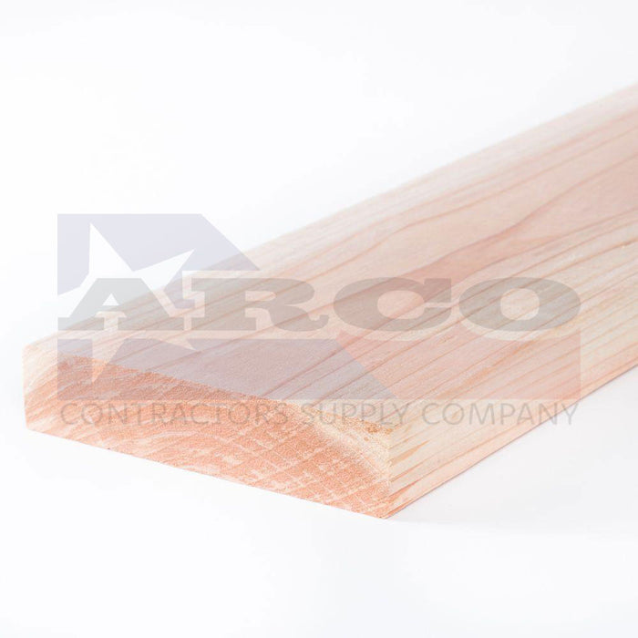 1"X6"X12' C/M Redwood