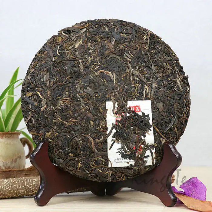 2016 XiaGuan "Jing Pin -Da Bai Cai" (Premium - Big Cabbage) Cake 357g Puerh Raw Tea Sheng Cha - King Tea Mall
