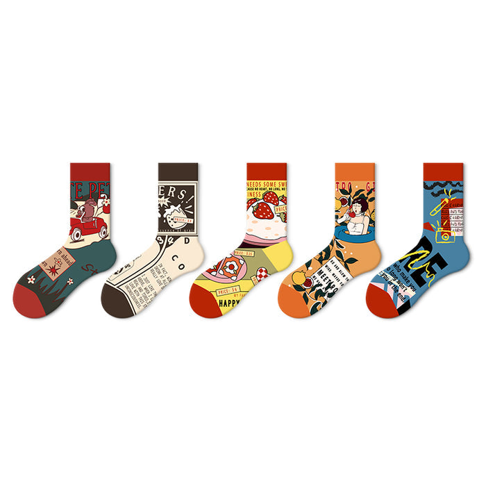 Artsy Jacquard Socks