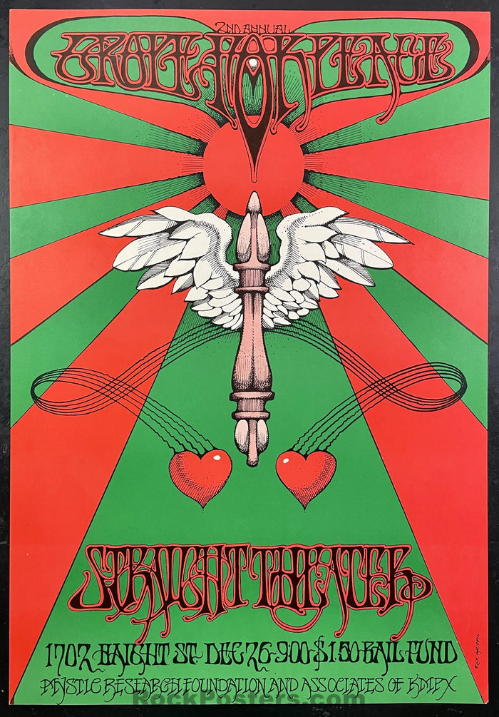 AUCTION - AOR 2.230 - Grope For Peace - 1967 Poster - Straight Theater - Very Good