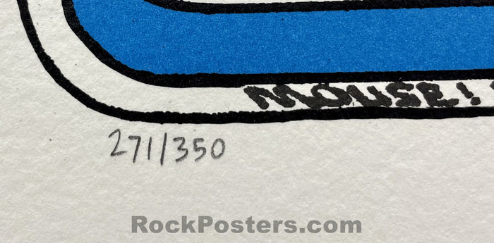 AUCTION - FD-26 - Grateful Dead - Skeleton & Roses - Mouse Signed - Silkscreen Poster - Edition of 350 - Near Mint Minus