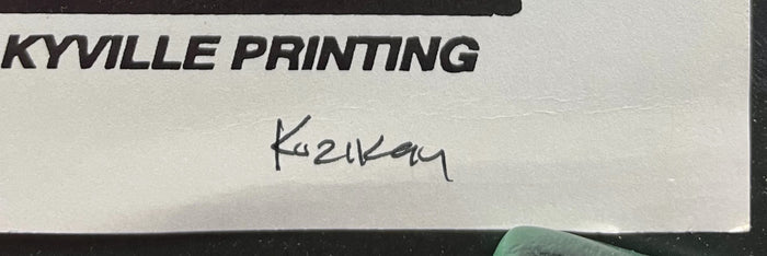 AUCTION - Nine Inch Nails - Marilyn Manson - Seattle '94 - Kozik Signed & Numbered - 1st Edition - Excellent
