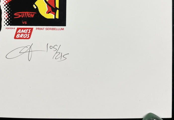AUCTION - Pearl Jam - Prague '12 - Ames Design /Ward Sutton - Signed & Numbered - 1st Edition Poster - Near Mint
