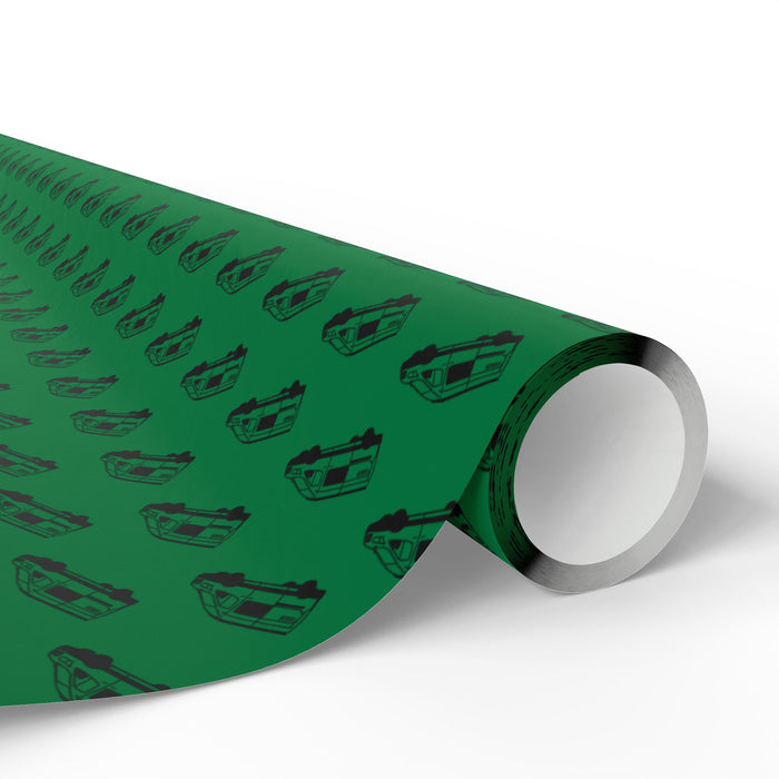 AVC Green Van logo wrapping paper