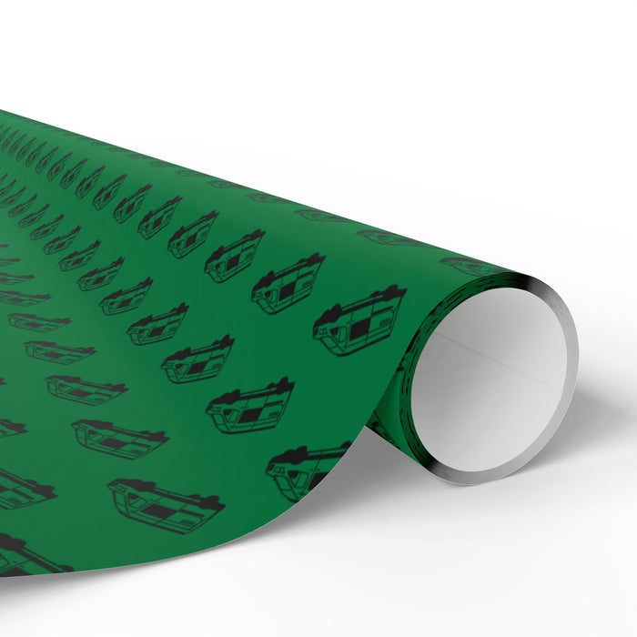 AVC Green Van logo wrapping paper
