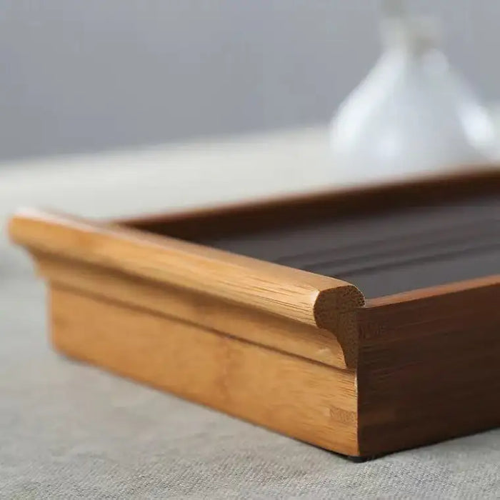 Bamboo Tea Tray 2 Variations wiht Water Tank - photo 5