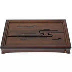 Bamboo Tea Tray with Water Tank, 4 Variations, Small, Large - King Tea Mall