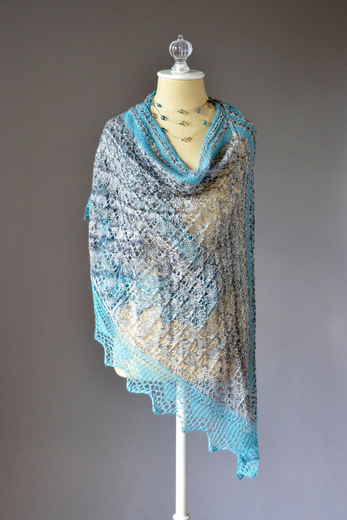 Bisected Shawl Pattern Fibra Natura