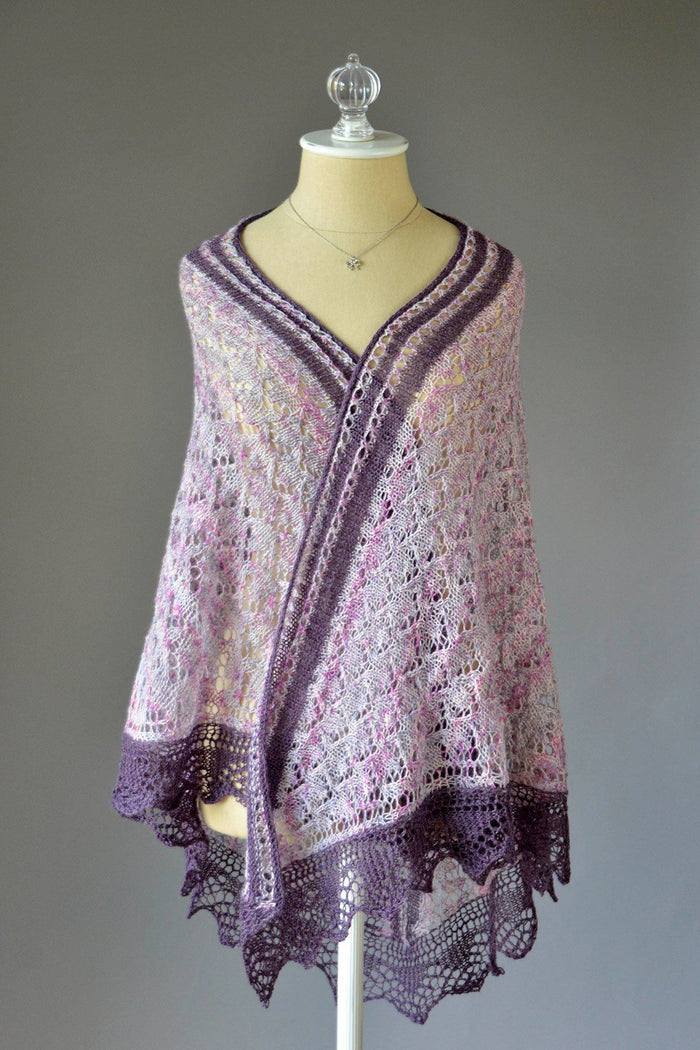 Bisected Shawl Pattern Fibra Natura