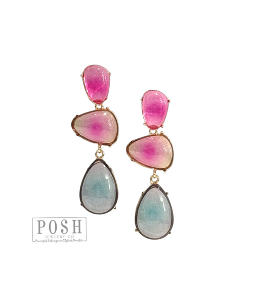 Bubble triple earring