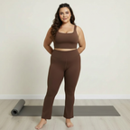 Buttery Soft High-Waisted Flare Yoga Pants - Adaptive Fit Bootcut Leggings