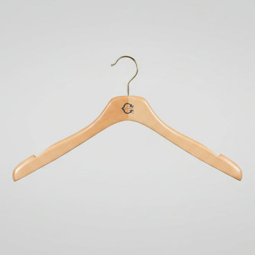 C-Wonder Thick Wooden Hangers – Single, 3-Pack & 5-Pack