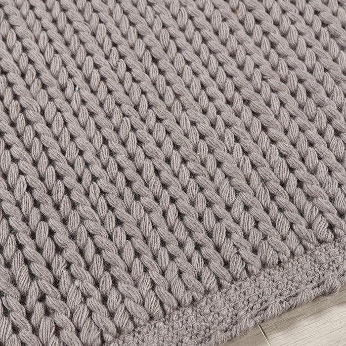 Cable Rug Warm Grey 4