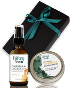 Calendula Oil 2oz and Calendula Sandalwood Salve with Copaiba Bundle 2oz