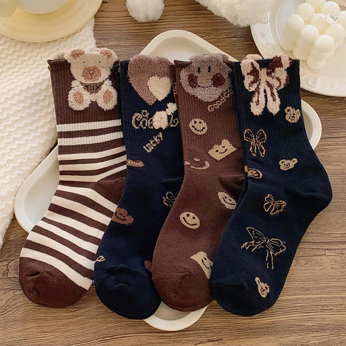 Cartoon Bear Socks