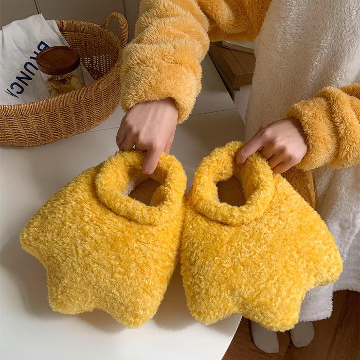 Cartoon Duck Feet Warm Slippers