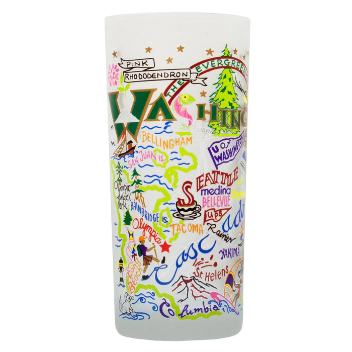 Catstudio- Washington Drinking Glass - Pine & Moss