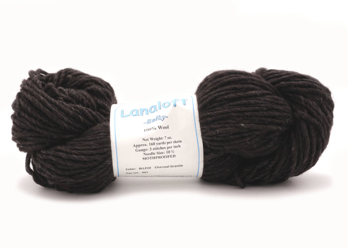 Brown Sheep Co. - Lanaloft Bulky / Charcoal Granite LL210