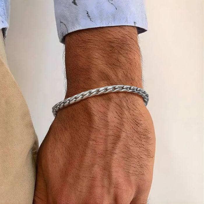 Chunky Snake Bracelet (Stainless Steel)