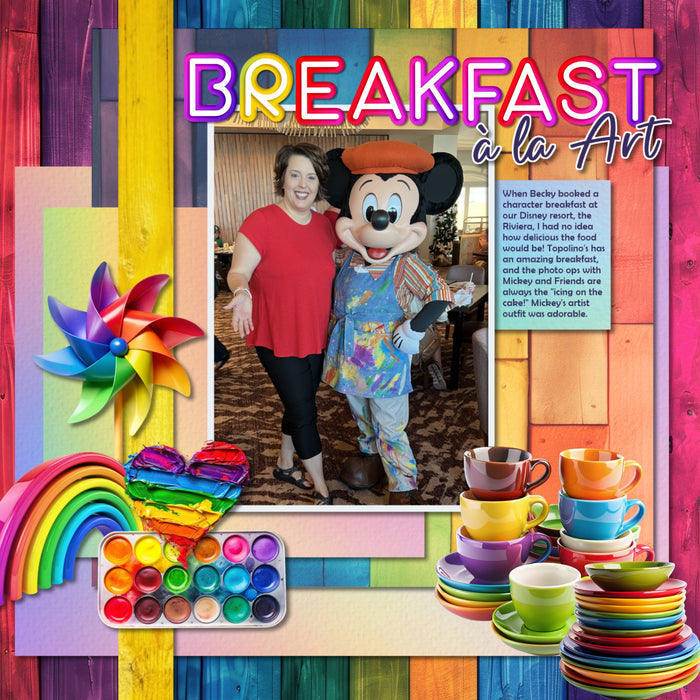 Collect the entire series of Curated Colors! Access your digital art in easy-to-use coordinated color palettes. Add these rainbow embellishments, textured and wood papers, alpha set, and everyday wire word art by Lucky Girl Creative digital art to all your digital scrapbooking pages and mix-and-match them on various projects throughout the year! Embellishments include bird, butterfly, chameleon, balloon, balloon arch, heart, 80s bracelet, car, automobile, swim suit, bathing suit, dress, jacket, and more.