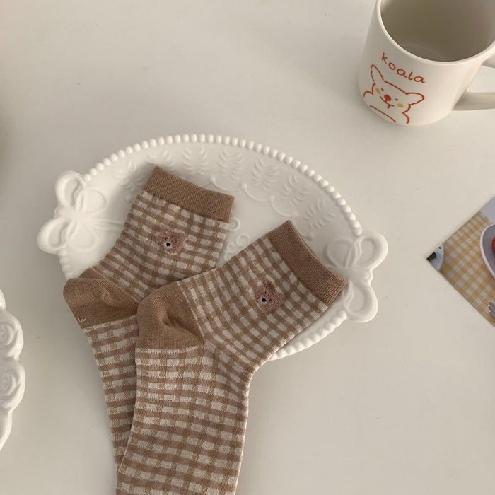 Cute Cartoon Bear Socks