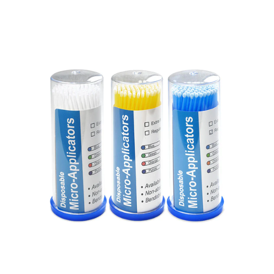 Disposable micro-applicators Brush in Size 2.50mm 2.00mm and 1.50mm - Dental Installations (Aust) Pty Ltd