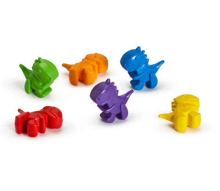 Dinosaur or Tiny Bear Crayon Pail - Pine & Moss