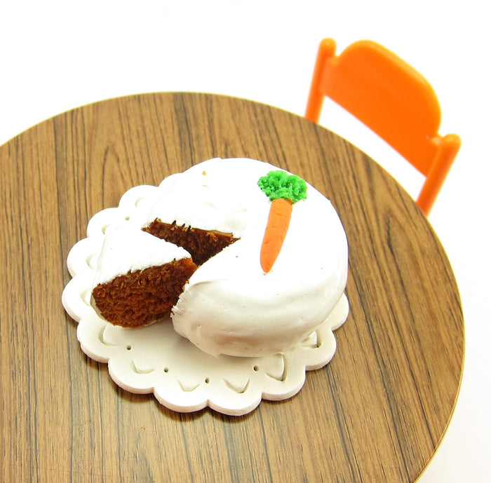 Dollhouse Scale Miniature Carrot Cake