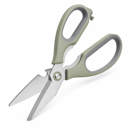 Ergonomic Non-Slip Kitchen Scissors With Stainless Steel Blades
