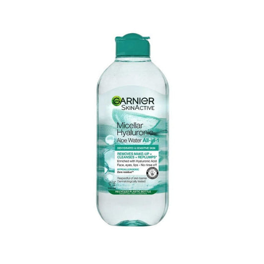 Garnier Micellar - Hyaluronic Aloe Water For Dehydrated Skin 400ml.