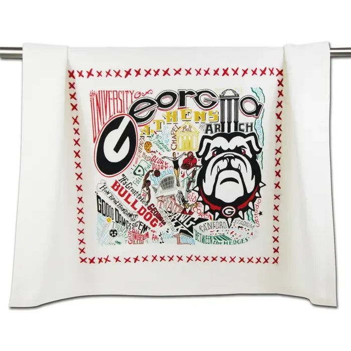 Georgia, University of Collegiate Dish Towel