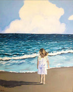 Girl on the Beach By Lauren Combs