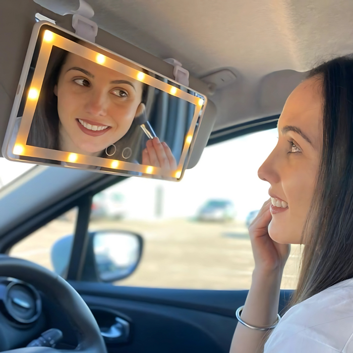 Glow Car Vanity Mirror