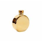 Gold Bottle Diffuser with White Flower, "Iris & Rose" Scent