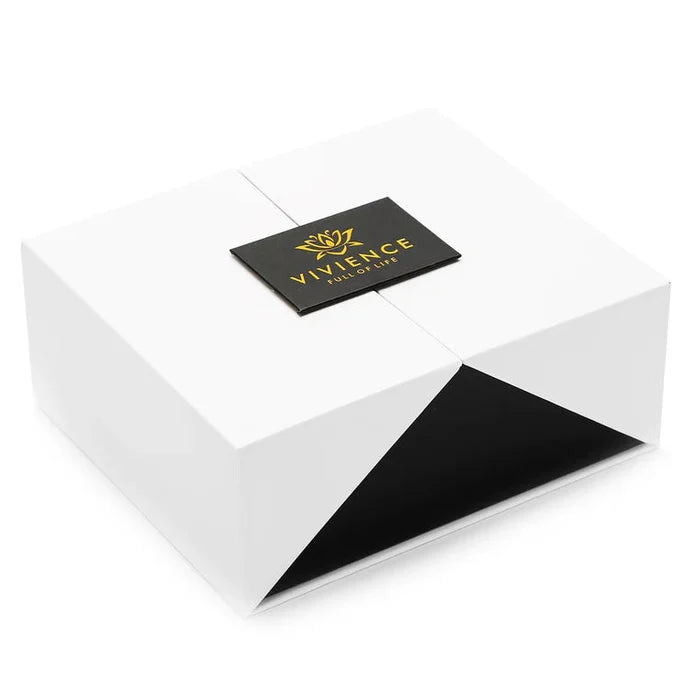 Gold Diffuser with Dimensional White Flower, “Iris and Rose” aroma